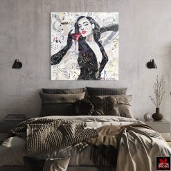 Dita Von Teese original artwork by Jim Hudek