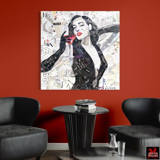 Dita Von Teese original artwork by Jim Hudek