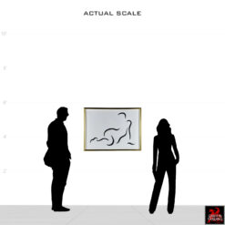 Donny Bodine original figure study artwork 9737