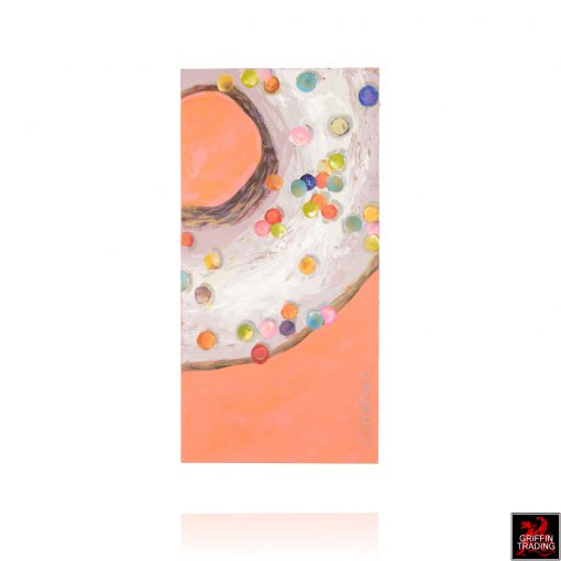 Polkadot Sweetness Donut Painting