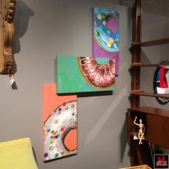 Group of Donut Paintings