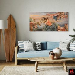Enmeshed Triptych Painting by Lori Maclean