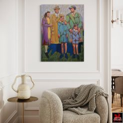 Family painting by Nick Puspurica