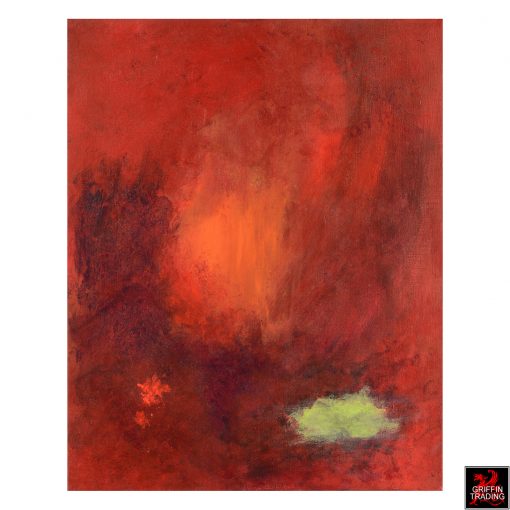 Firelight Abstract Painting by Stephen Hansrote