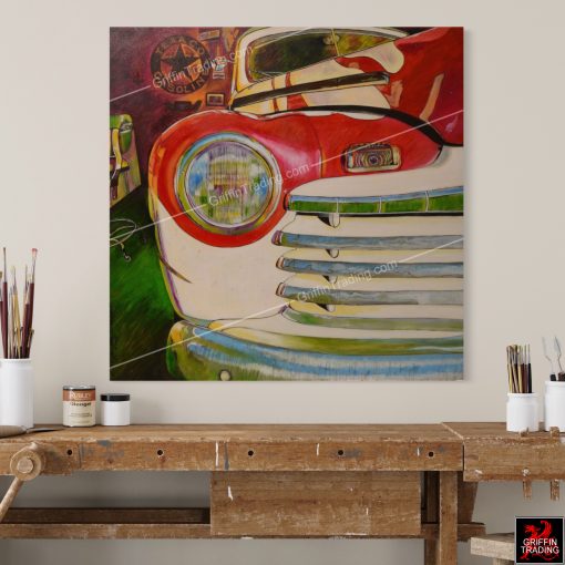 Bobby's Garage Painting by Carol Grudowski