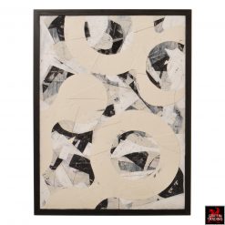 Fragmented original abstract painting by Lisa Van Dusen.