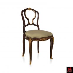 Francois Linke Louis XV Chair with Gilt Bronze Mounts