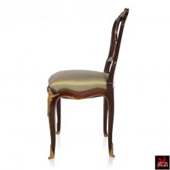 Francois Linke Louis XV Chair with Gilt Bronze Mounts