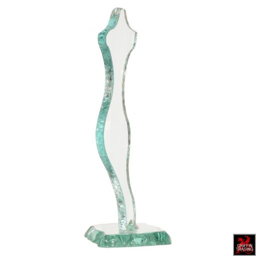 Female Glass Sculpture by Toledano