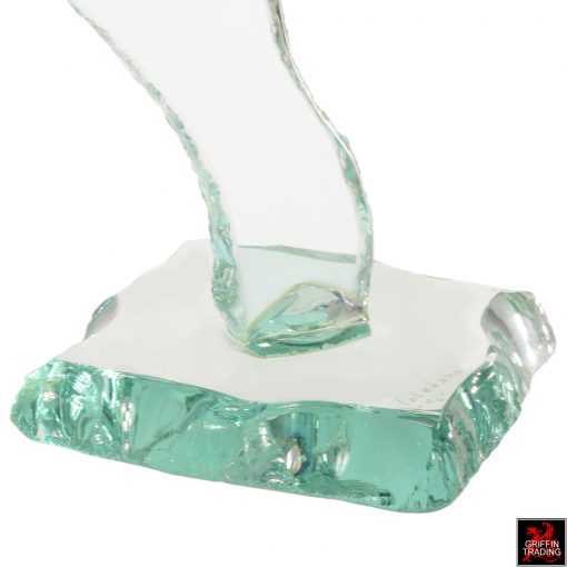 Female Glass Sculpture by Toledano