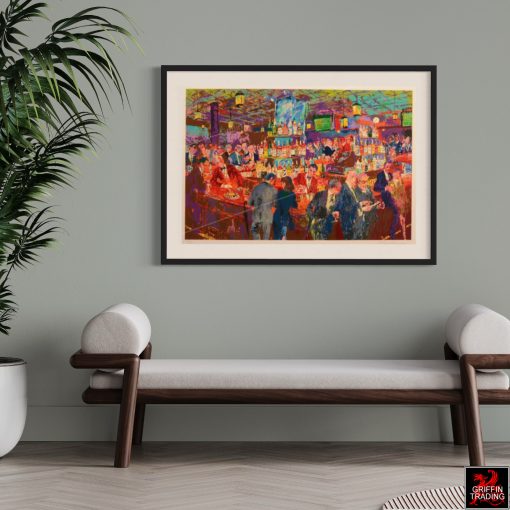 Harry's Wall Street Bar limited edition print by LeRoy Neiman