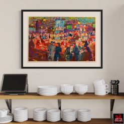 Harry's Wall Street Bar limited edition print by LeRoy Neiman