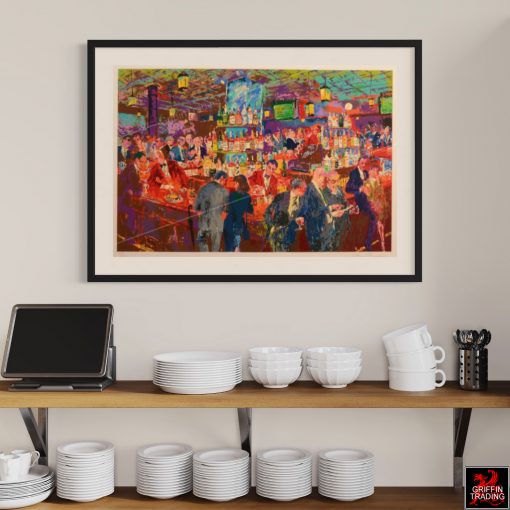 Harry's Wall Street Bar limited edition print by LeRoy Neiman