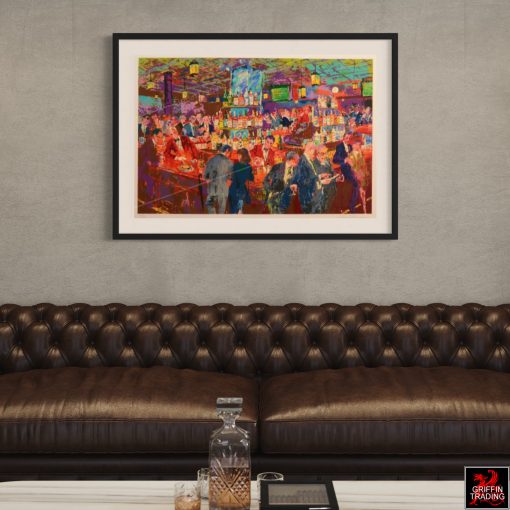 Harry's Wall Street Bar limited edition print by LeRoy Neiman