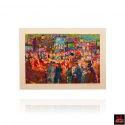 Harrys Wall Street Bar by LeRoy Neiman