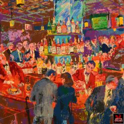 Harry's Wall Street Bar by LeRoy Neiman