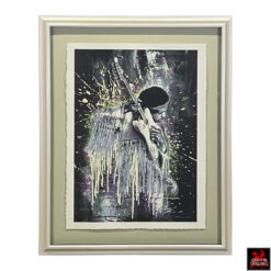 Hand signed limited edition Jimi Hendrix screenprint by Mr. Brainwash