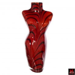 Italian Murano Art Glass Female Torso Vase