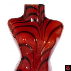 Italian Murano Art Glass Female Torso Vase