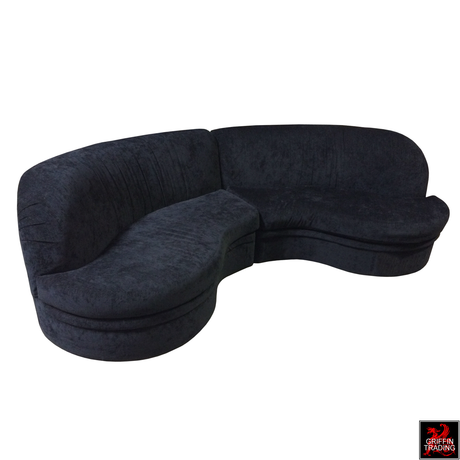 Asser Deskundige Collega Milo Baughman Sectional Curved Sofa - Mid Century Modern | Dallas