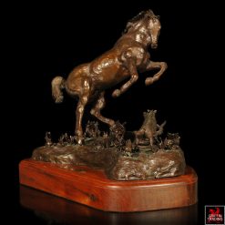 Bronze Horse Sculpture by Dana McLeod