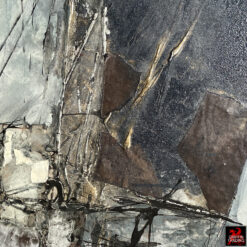 Murray Jones original mid century abstract painting dated 1962.