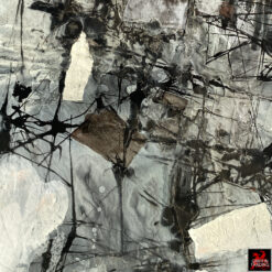 Murray Jones original mid century abstract painting dated 1962.