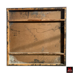 Murray Jones original mid century abstract painting dated 1962.