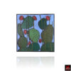 Nopalitos 2, an original cactus painting by artist Elizabeth Catlin Young.