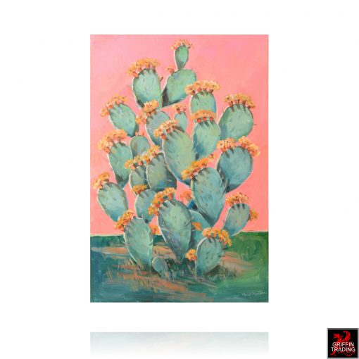 Pink Cactus II Painting by Hardy Martin