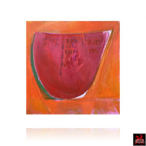 Original Watermelon painting by Texas artist Nik Puspurica