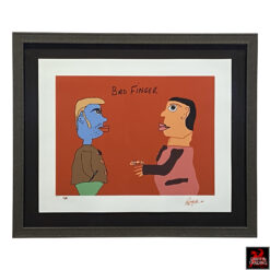 Bad Finger by Ringo Starr of the Beatles. A hand signed limited edition print by the rock-n-roll musician.