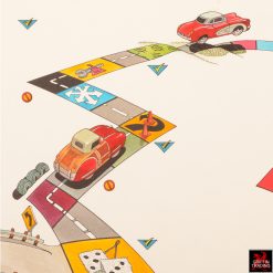 Car Shopping Road Rally Illustration by Ben James