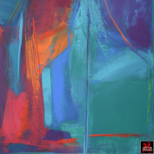 Roberta Marks Stage Fright Abstract Painting