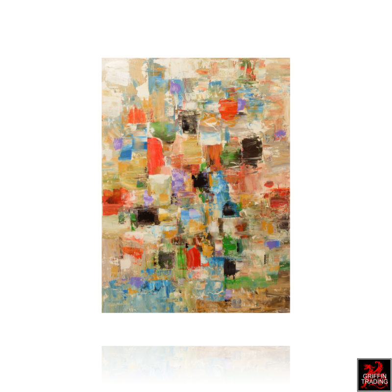 RUSH HOUR Abstract Painting For Sale at Griffin Trading Dallas