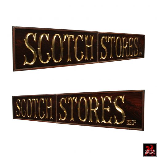 Scotch Stores Antique Pub Sign