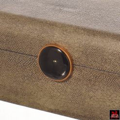 Faux Shagreen decorative box called the Lalique box by Uttermost.