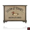 Shaw Tenney Decoy Trade Sign