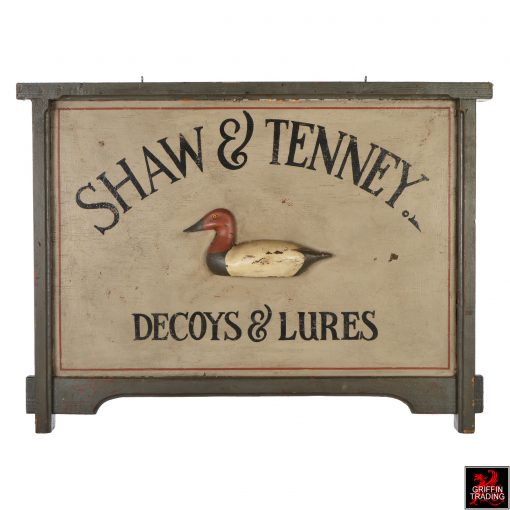 Shaw Tenney Decoy Trade Sign