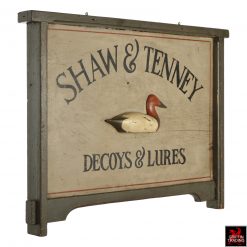 Shaw Tenney Decoy Trade Sign