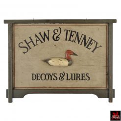 Shaw Tenney Decoy Trade Sign