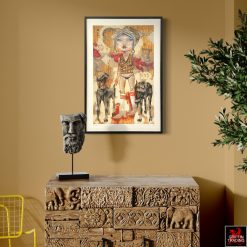 Sofa King by David Choe, signed original print.