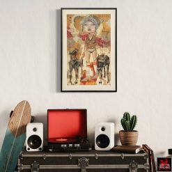 Sofa King by David Choe, signed original print.