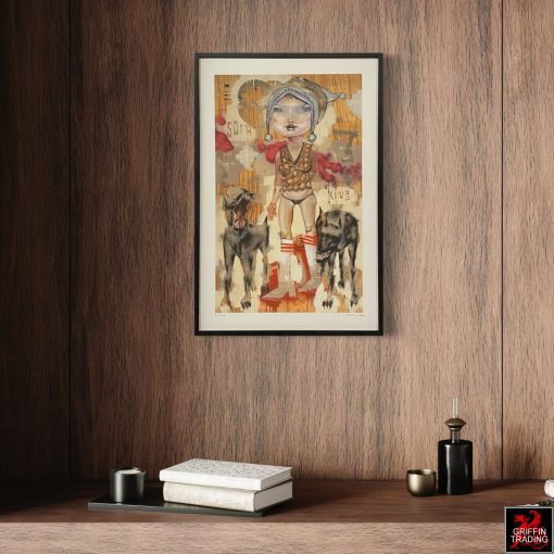 Sofa King by David Choe, signed original print.