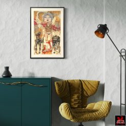 Sofa King by David Choe, signed original print.