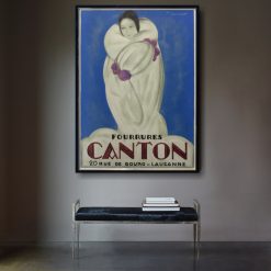 Fourrures Canton Swiss poster by Charles Loupot