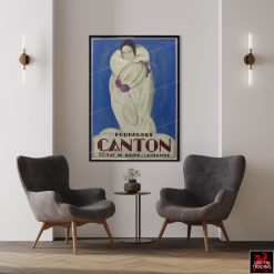 Fourrures Canton Swiss poster by Charles Loupot