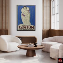 Fourrures Canton Swiss poster by Charles Loupot