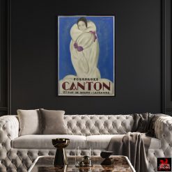 Fourrures Canton Swiss poster by Charles Loupot