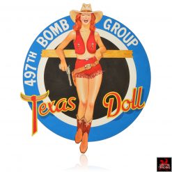 Texas Doll Nose Art Illustration by Ben James